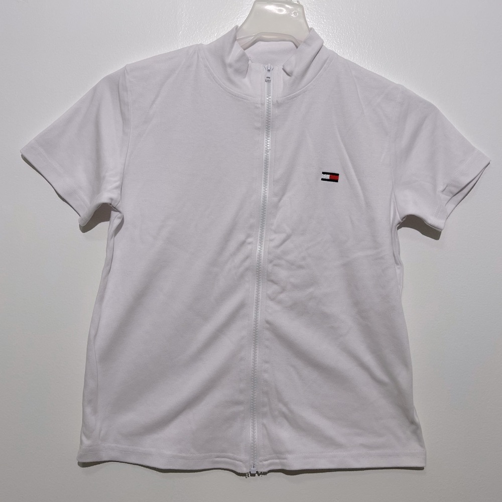 Zip up short sleeve